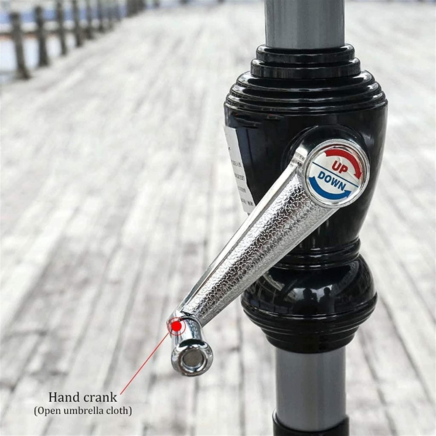 Garden parasols Garden Parasol,Umbrella Outdoor 9.8ft / Waterproof Sun Shade for Beach Pool Patio Umbrellas Round with Winding Crank and Tilt Function Outdoor parasols