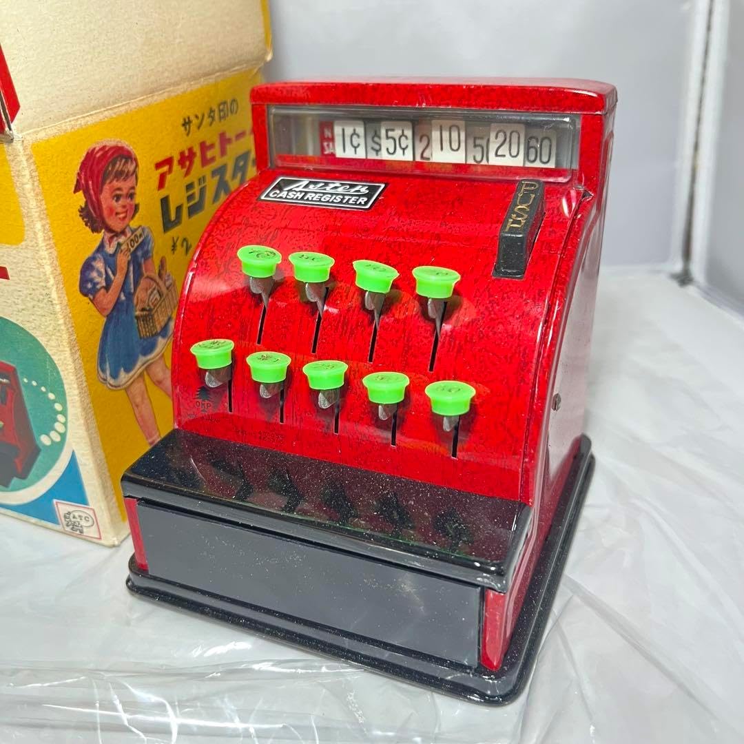 レジスター 製 レトロ のレジ ブリキ製レジスター 昭和レトロオモチャ