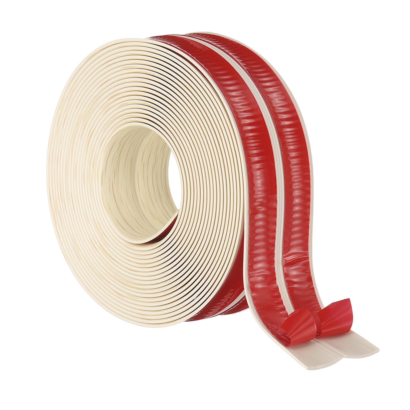 PATIKIL 2.4 Pulgadas X 19.7 Pies Protector Para Esquinas Autoadhesivo Beige