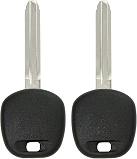 CanadaAutomotiveSupply © - 2 New Uncut Replacement Transponder Ignition Compatible with 4C Chip Car Key TOY43