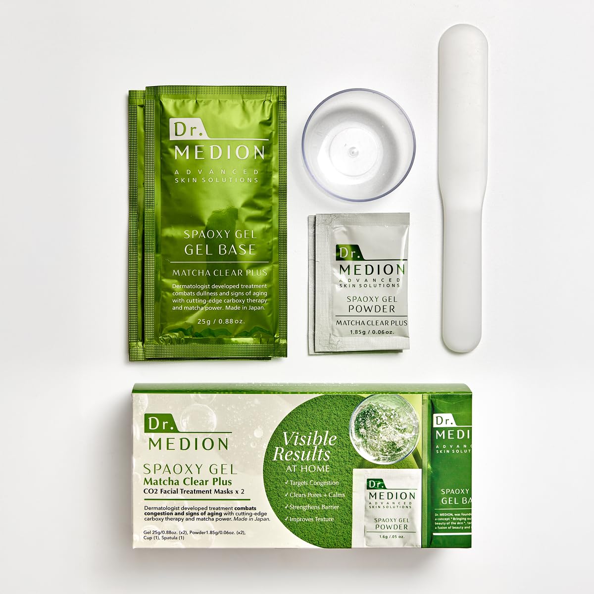 Amazon.com : Dr. MEDION Spaoxy Gel Matcha Carbonated Face Mask