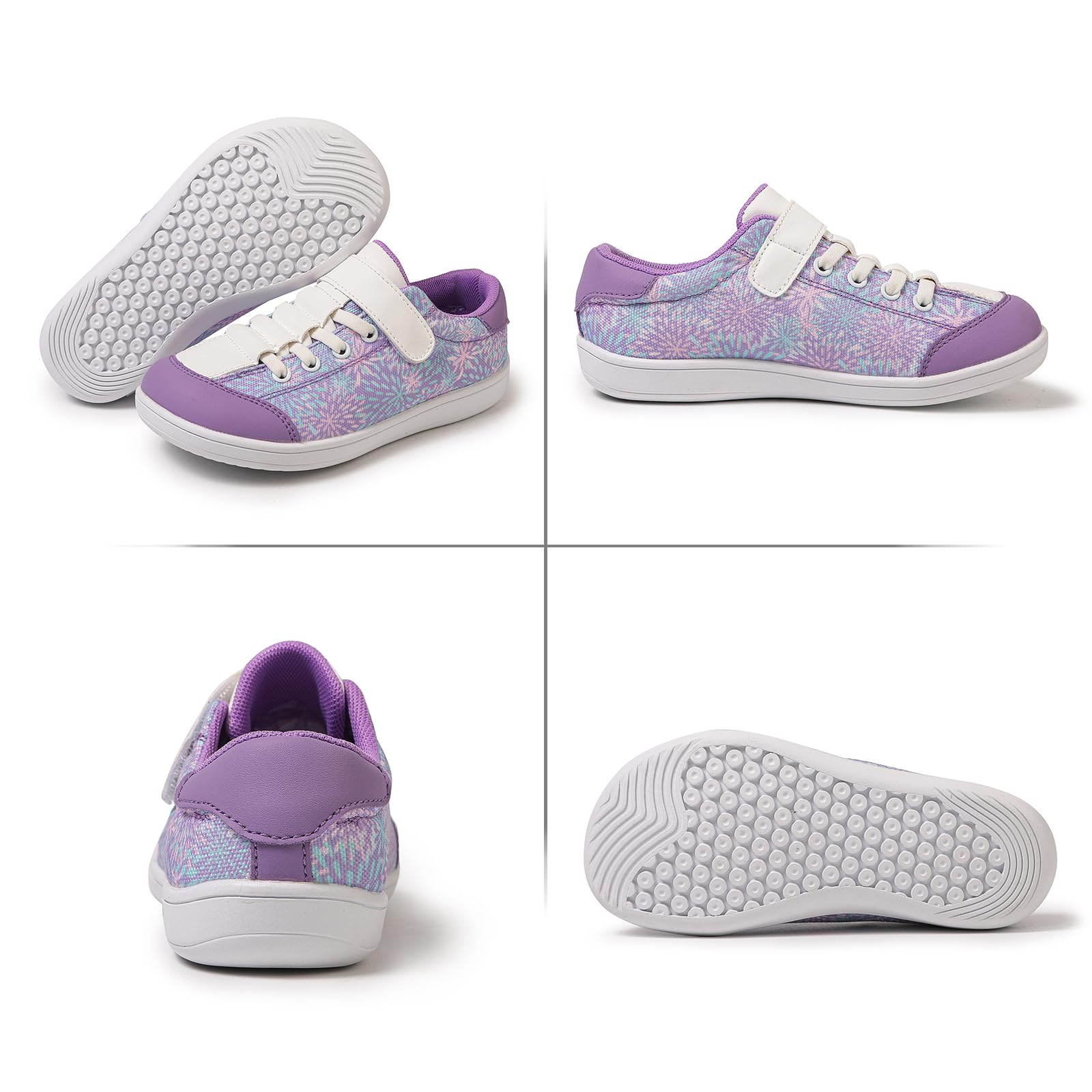 AONEGOLD Kids Calzado Descalzo Ancho para Niños niñas Outdoor Transpirables Minimalistas Zapatillas de Deporte Niños Zapatos Impermeables Senderismo Gr.28-37