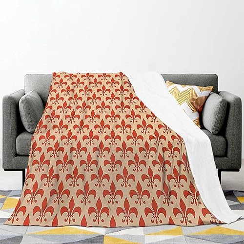 Miniatura 2 de Manta cómoda colección de decoración de flores de lis, cobijas creativas para el frio, acogedora decoración de habitación, 40 x 60 pulgadas