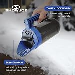 Snow Joe Sun Joe SJSPD1 Handheld All-Season Multi-Purpose Spreader, 5 lbs, w/Adjustable Dial Flow Control, for Ice Melt, Fertilizer, Grass Seed, Pool Chemicals, Pesticides Blue/Black