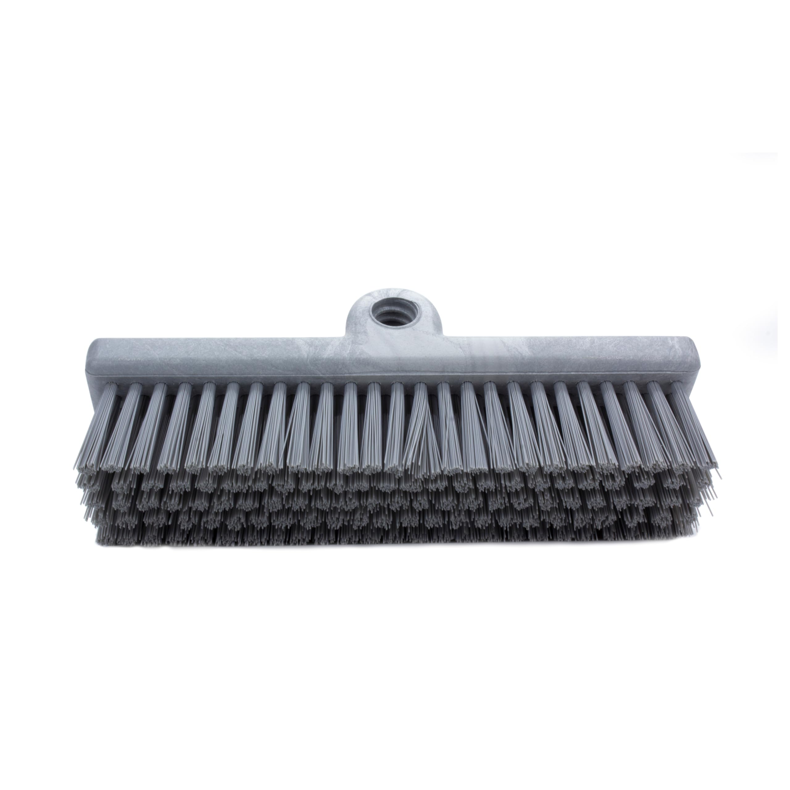 SPARTA 40423EC23 Cepillo de plástico para fregar pisos, cepillo de pared, cepillo de equipo con cerdas no absorbentes para cocinas industriales, hospitales, limpieza comercial, 10 pulgadas, gris
