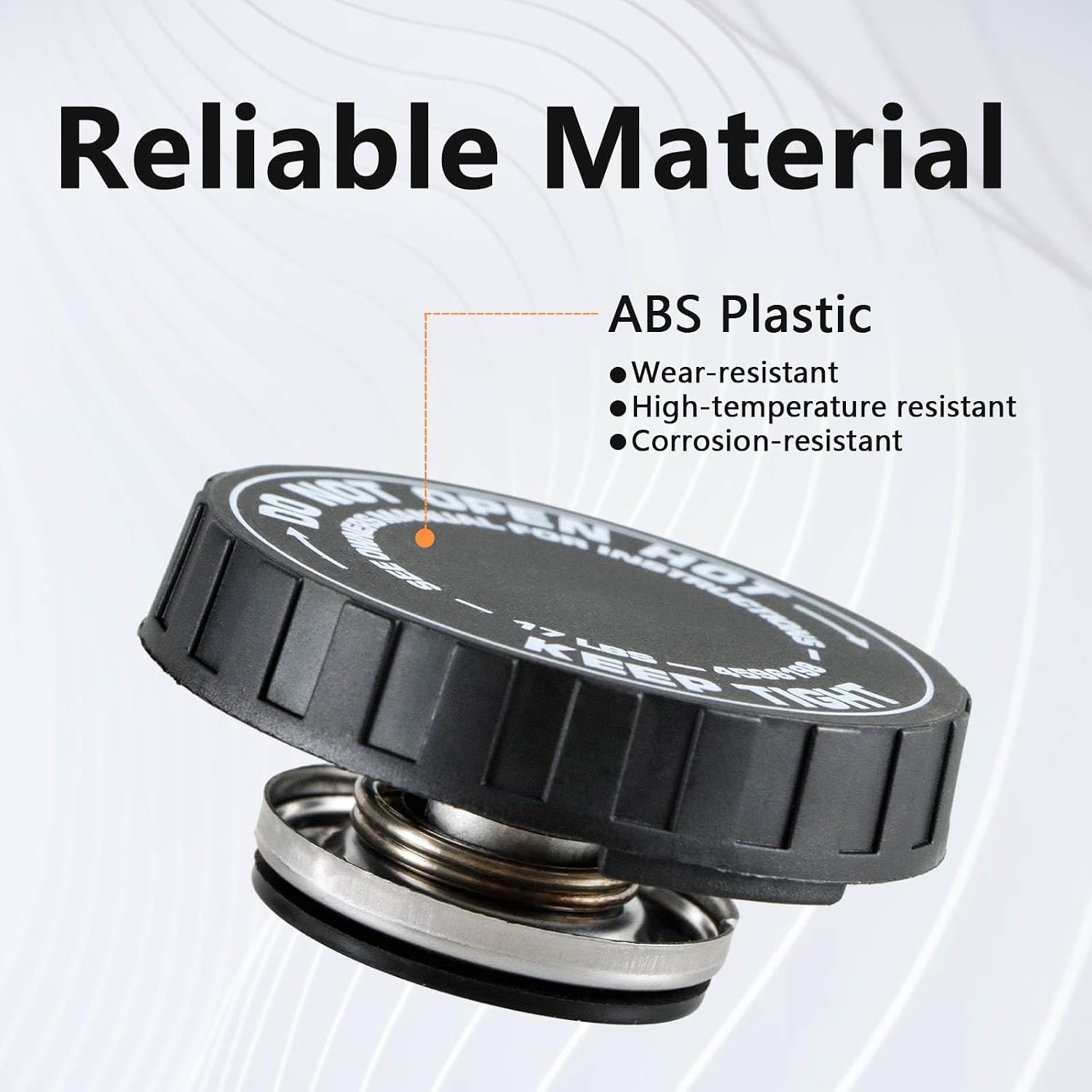 FUSCH Radiator Cap Compatible with Chrysler 200 300 Jeep Liberty Patriot Commander Compass Dodge Avenger Challenger Charger Magnum Ram Replace#: 4596198