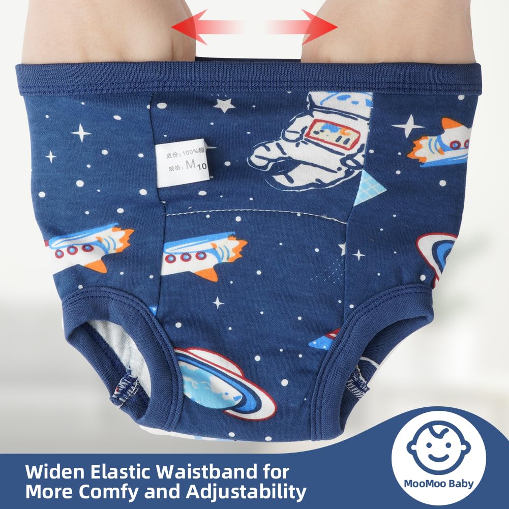 Aolso Töpfchen-Trainingshosen,Baby-Kleinkind-Trainingshosen, 5PCS Kinder Töpfchen Trainingshose für Mädchen Jungen, 100% Baumwolle
