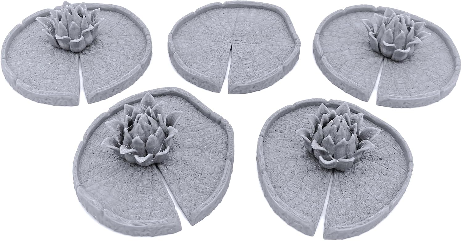 EnderToys Lily Pads - DND Terrain - 28mm Scenery for Tabletop Miniatures