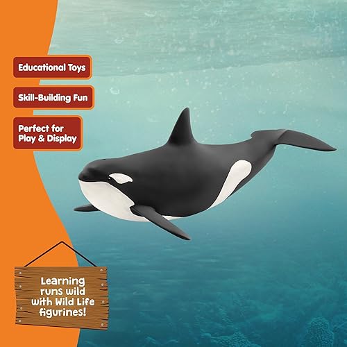 Miniatura 6 de Schleich Vida salvaje, figura de animal, juguetes de animales para niños y niñas de 3 a 8 años, ballena asesina, a partir de 3 años