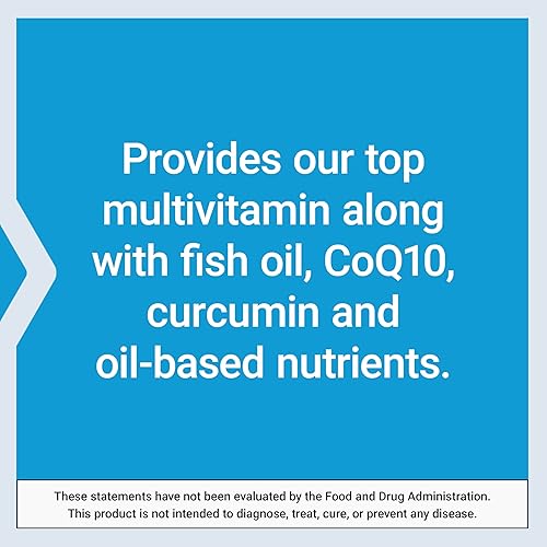 Miniatura 9 de Life Extension Paquetes integrales de nutrientes avanzados, curcumina, aceite de pescado, multivitamínico, CoQ10, multis y suplementos, 30 paquetes