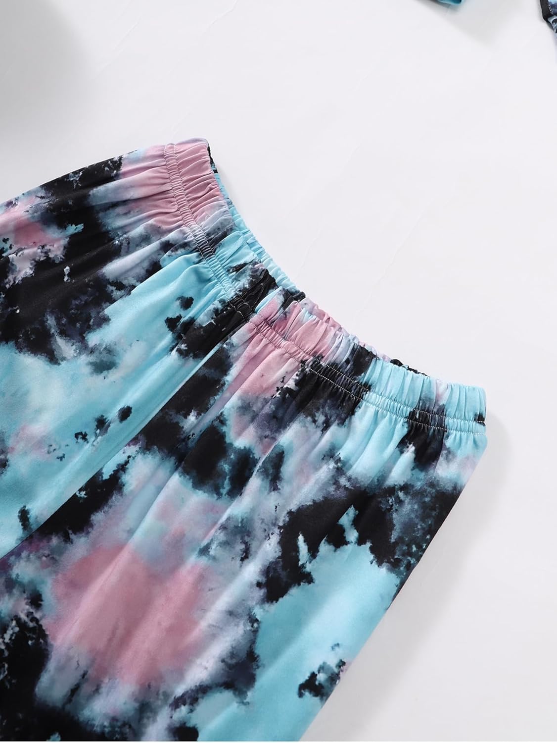 Girls Clothes Tie Dye Hoodie Long Sleeve Sweatshirt Girls Fall Winter Causal Pant Outfits Set - Image 8