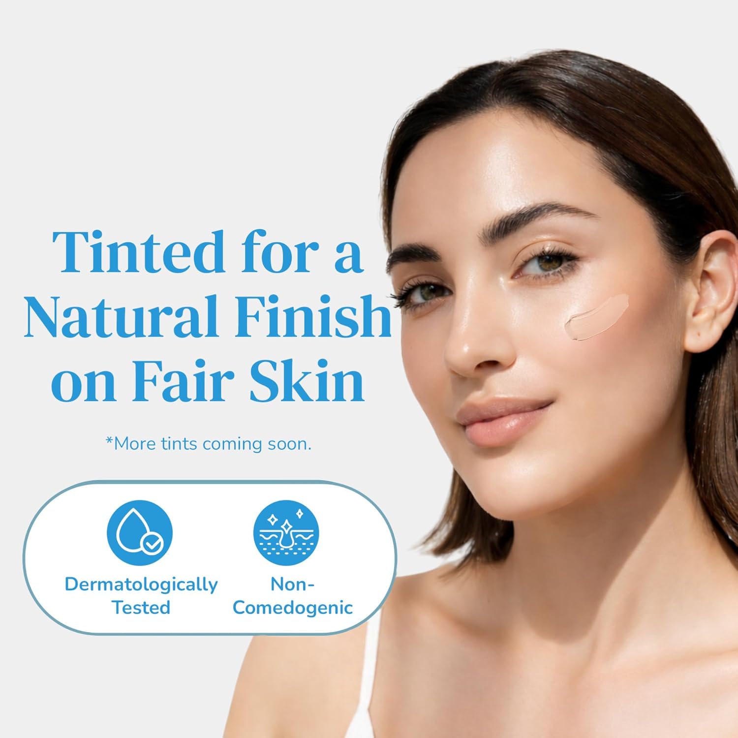 Mineral Face Sunscreen SPF 50, Tinted Aussie Zinc Oxide Sunblock with Hydrating Hyaluronic Acid, Reef Safe, Natural, Vegan, Australian Made, Great for Sensative Skin, Unscented, 100g 3.4oz - Image 3