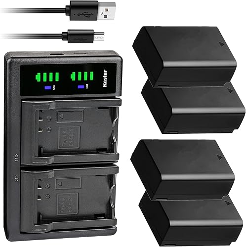 Kastar Paquete de 4 baterías EN-EL25 y cargador USB LTD2 de repuesto para Nikon EN-EL25, ENEL25 EN-EL25a, batería 4241, cargador Nikon MH-32 y Nikon
