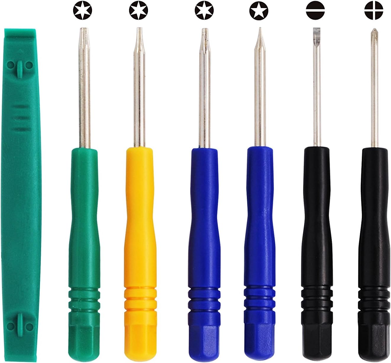 6pcs Torx Screwdriver Open Tool Set T5,T6,Slotted,T8,UK