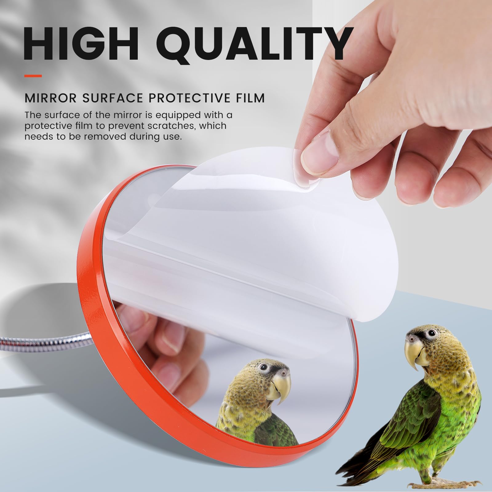 Calentador para Jaula de PáJaros, Nuevo Calentador de PáJaros para Loros Calentado para Jaula de PáJaros 18W Placa Calefactora para Loros, Pavos Reales y CacatúAs