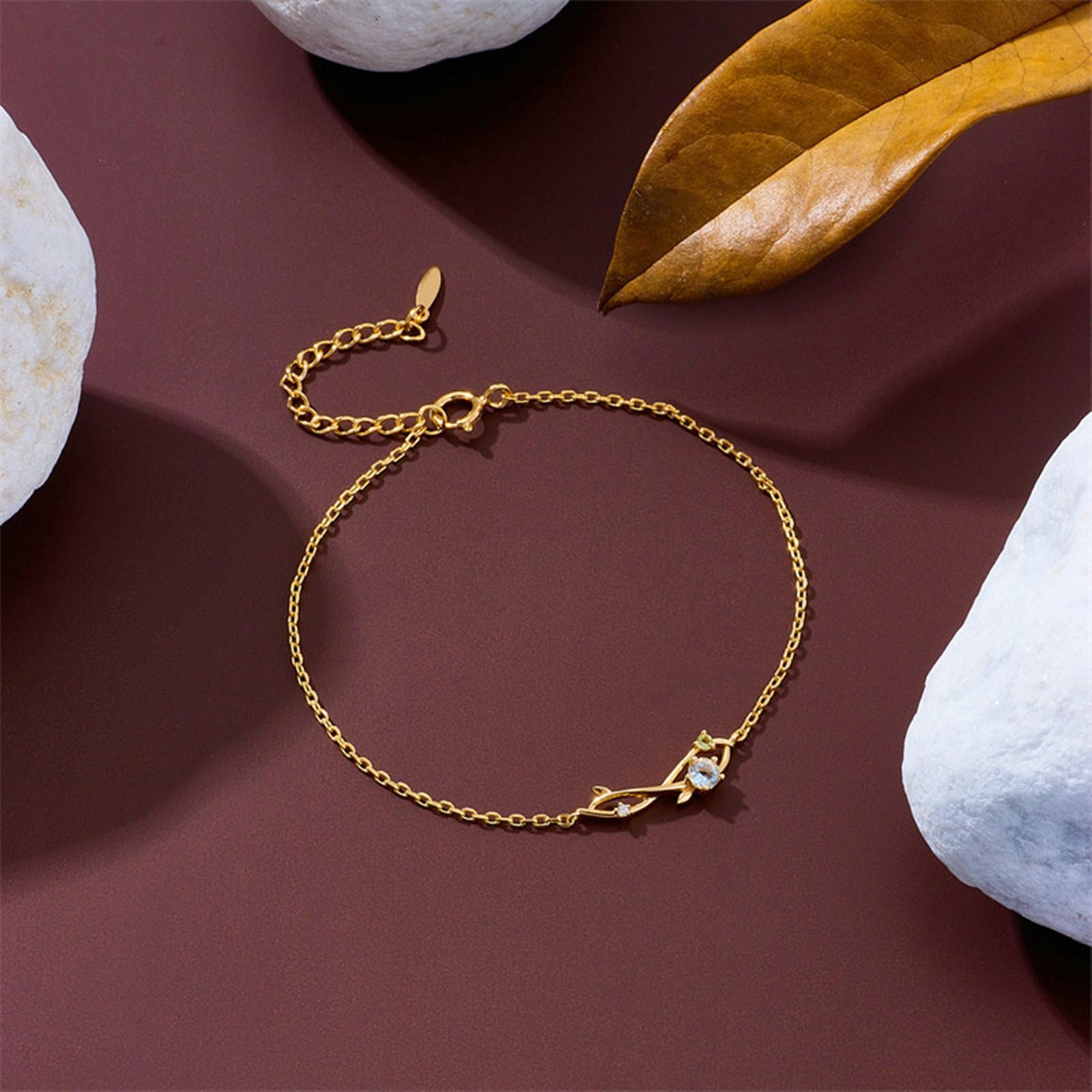 Pulsera 750 585 oro 375 para mujer, 21-23 cm de extensión