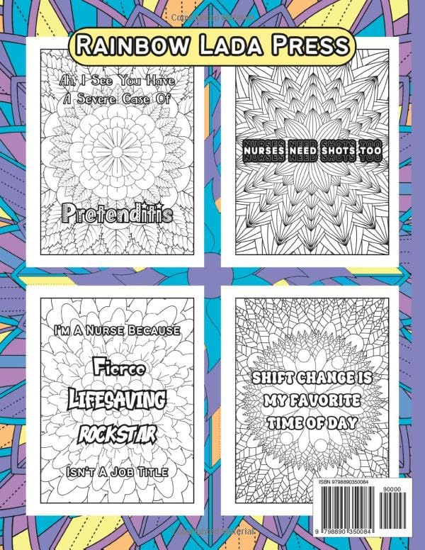 Things Nurses Want To Say At Work But Can't: A Funny Coloring Book For Nurses; Stress Relief for Nurses; Relaxing & Hilarious Gag Gift Idea; No Profanity image 3