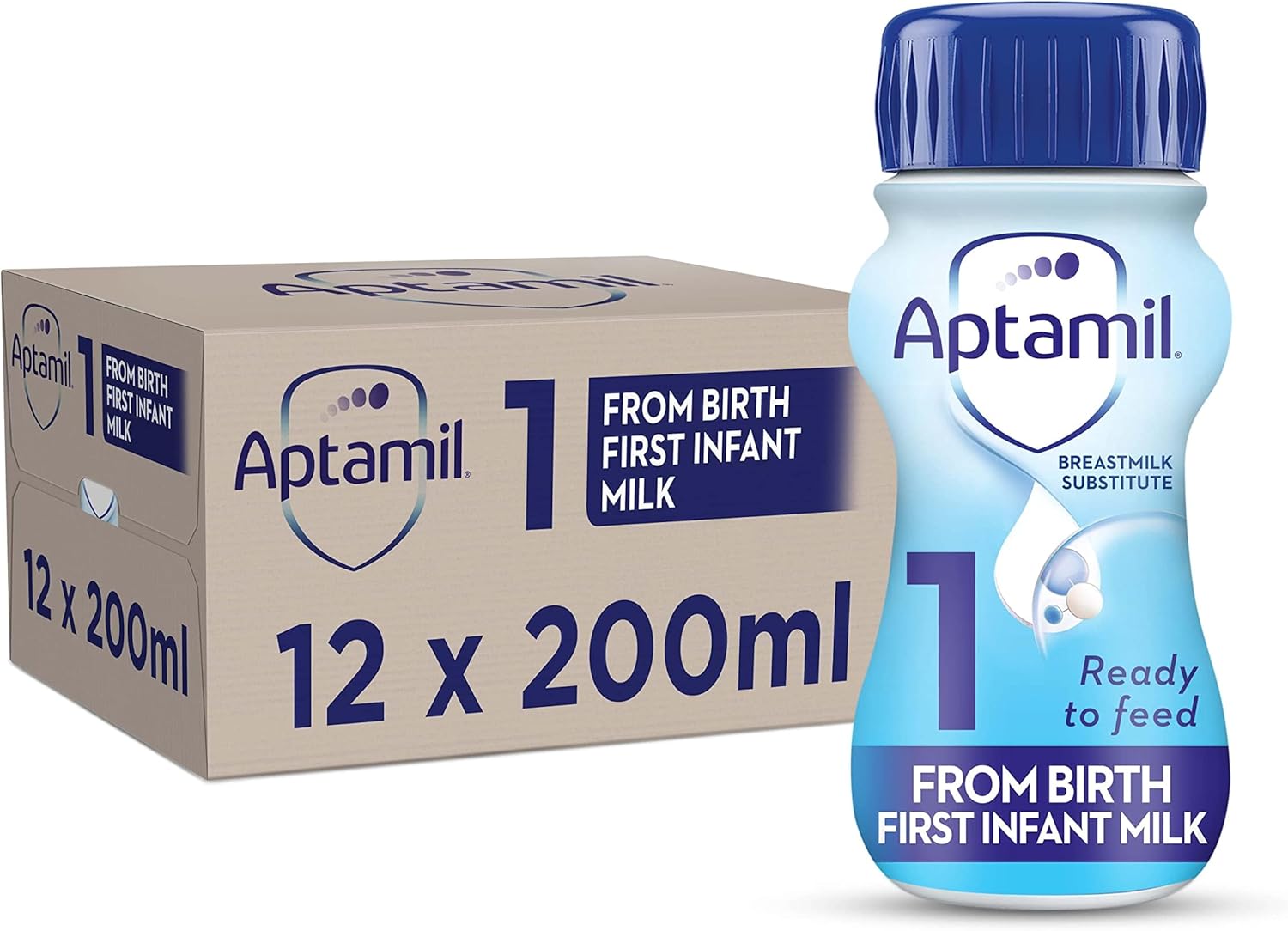 Aptamil First Infant Baby Milk Ready to Use, 200 Maldives Ubuy