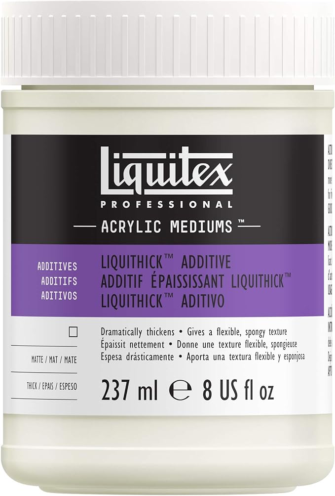 Liquitex Liquithick Gel de espesamiento profesional de efectos medios, 8 oz, 8 oz