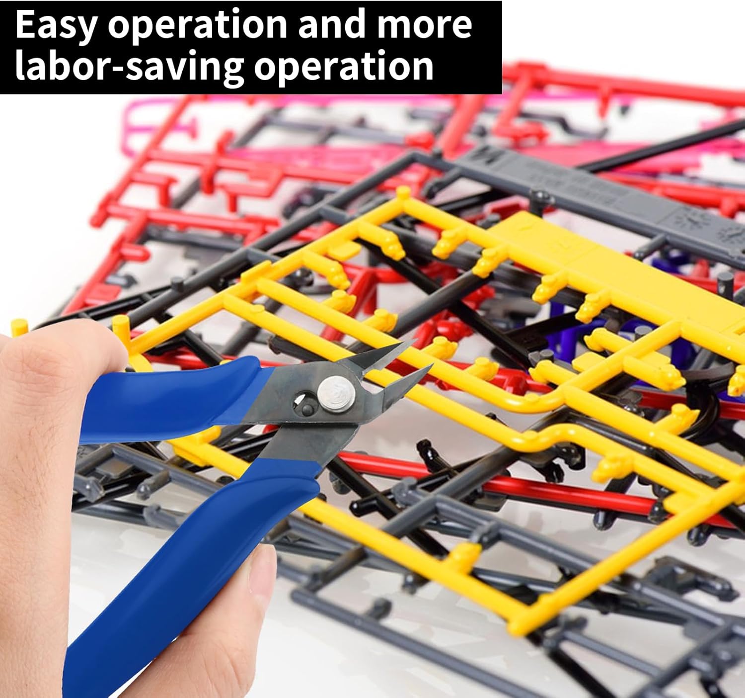 5-Inch Micro Wire Cutters Pliers,Small Zip Tie Cutter Nippers,Precision Flush Cutter Tools for Jewelry Making Craft,Mini Wire Side Cutting Snips for Electronics