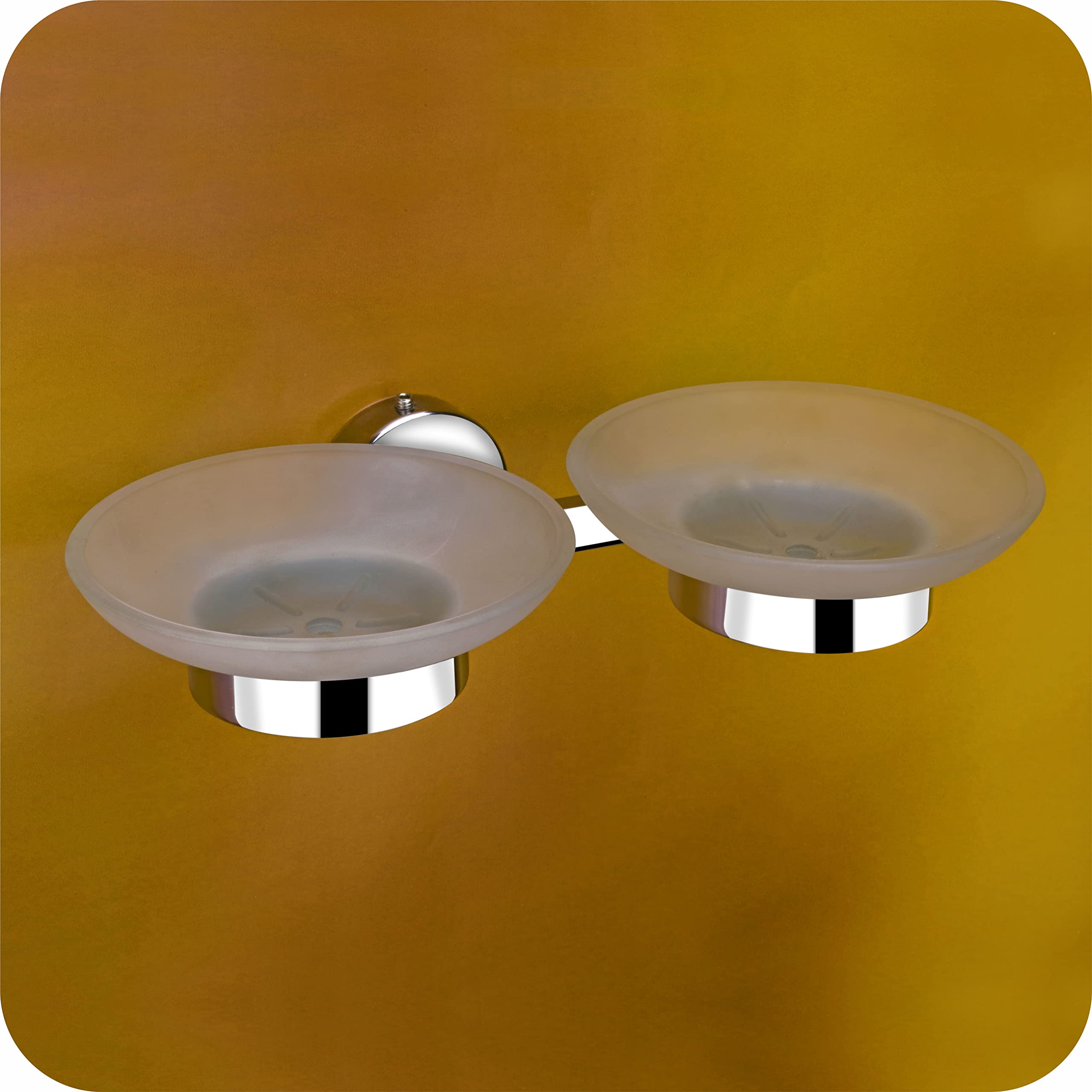 EASYHOME FURNISH soap Dish Holder for Bathroom Double soap case Stand sabu dani wash Basin soap Holder Glass soap Dish Holder soap Tray for Bathroom(304 Stainless Steel,Chrome Finish) AT08 (B08HX6MHXK) Amazon Price History, Amazon Price Tracker