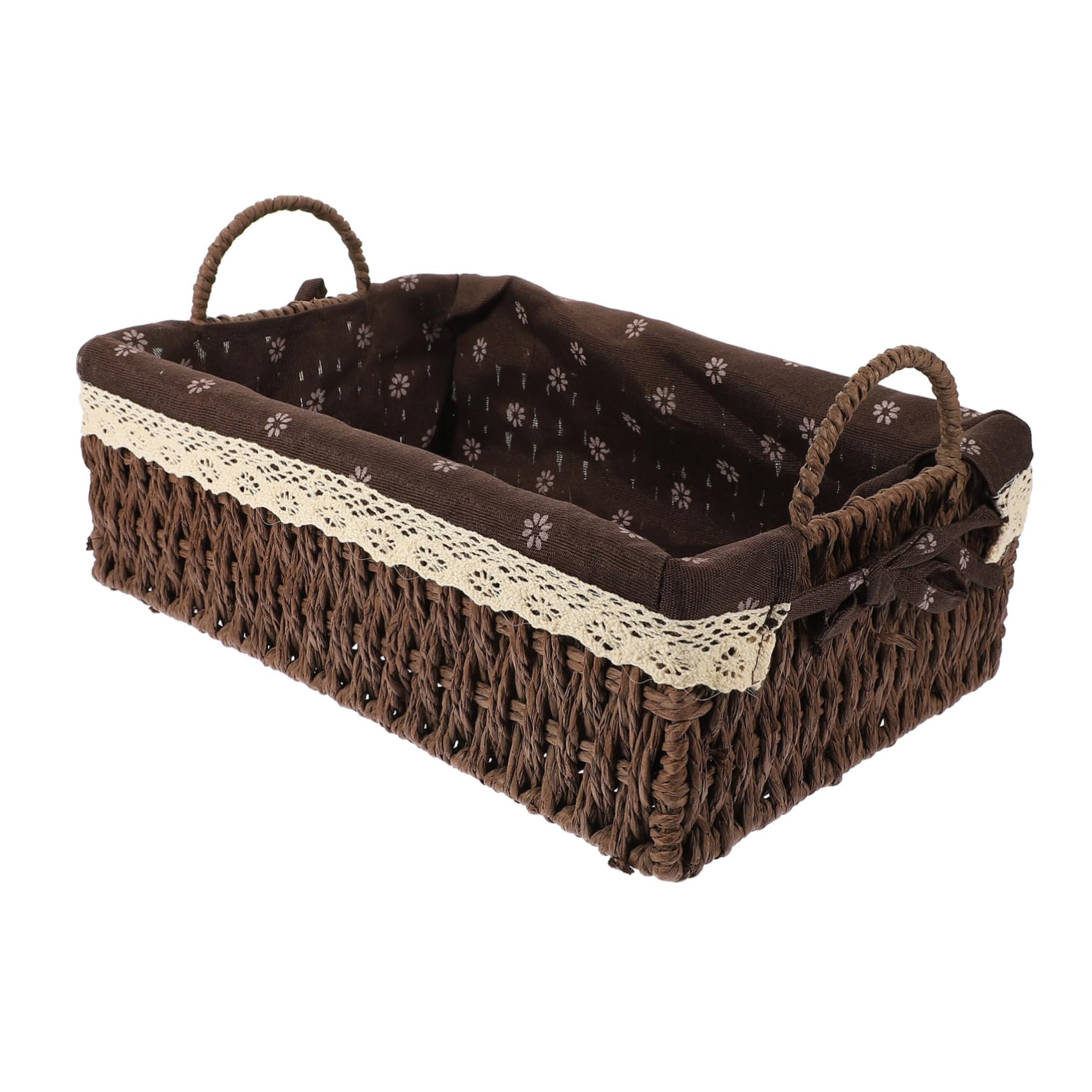 Panier de rangement tressé en osier naturel pour organiser la maison