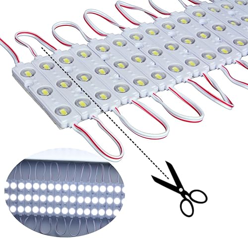Miniatura 2 de Kits de luz de ventana de tienda de 20 pies Luz de tira de luz blanca Iluminación blanca 5730 Luces de módulo con enchufe de alimentación de CA