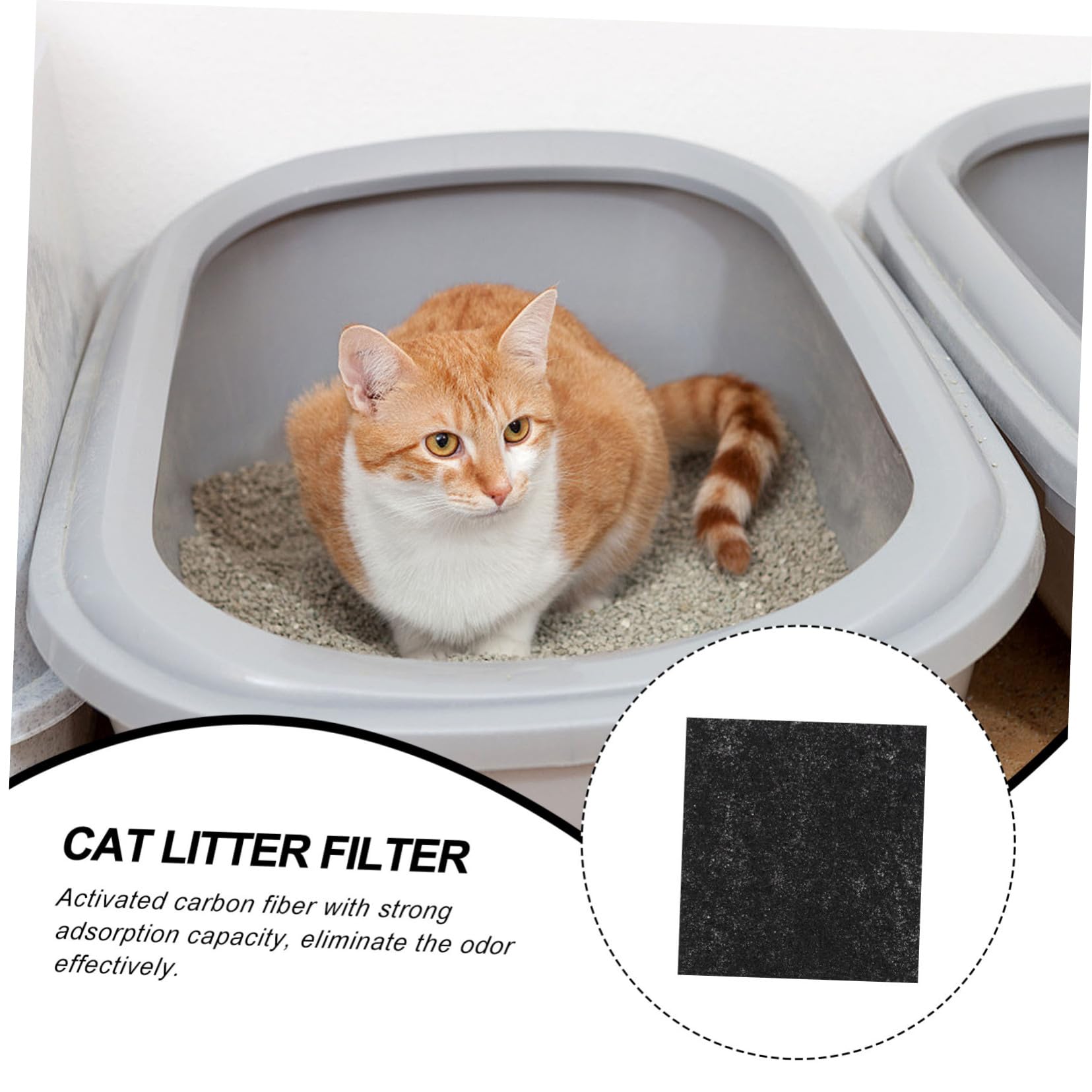 minkissy 3sets Haustier Wohnbereich Filtration Zubehör Katzentoilette Katzenstreu Streu Entferner Pad Für Clean 24pcs * 3
