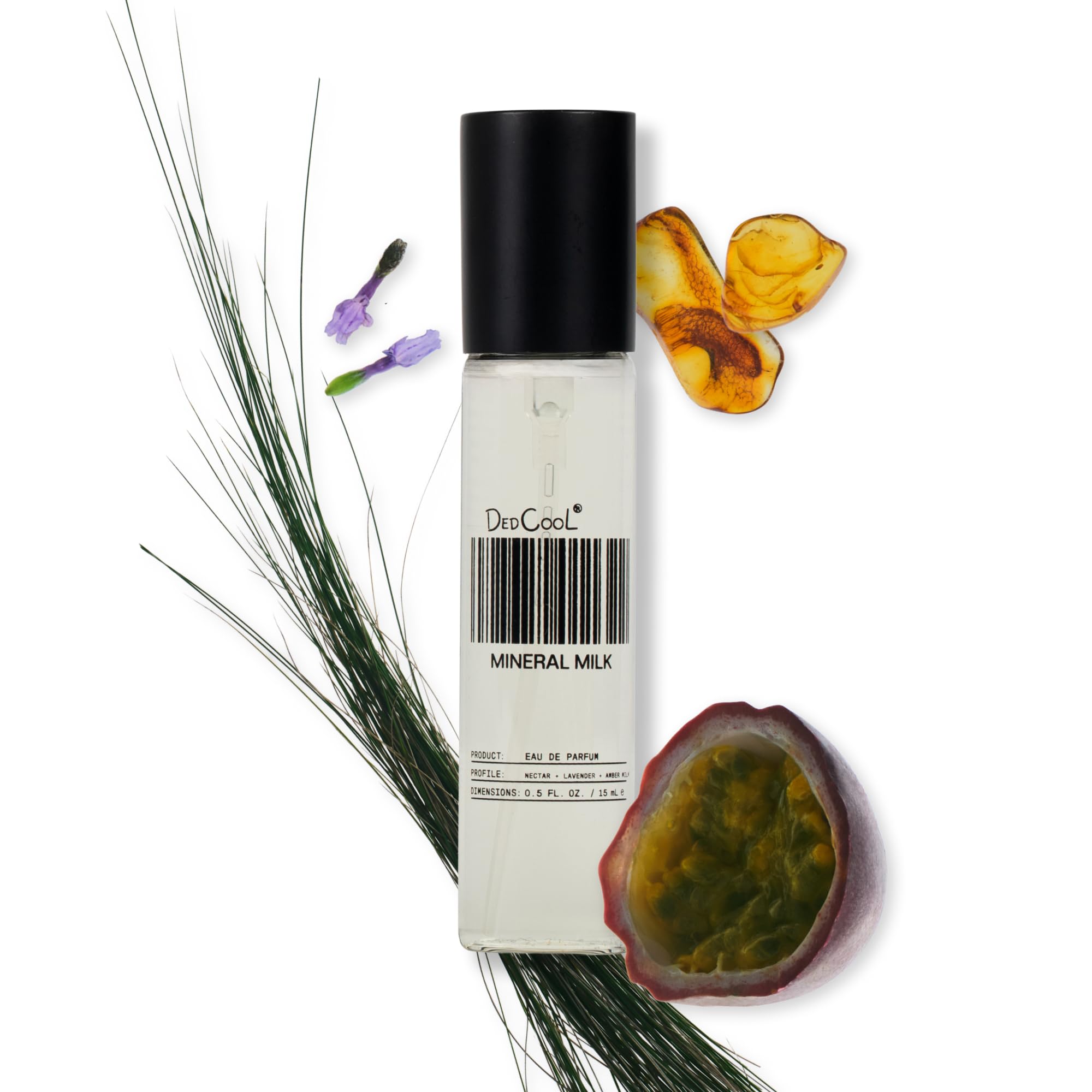 DedCool, Eau de Parfum, Mineral Milk, Travel Size Perfume, 15 mL