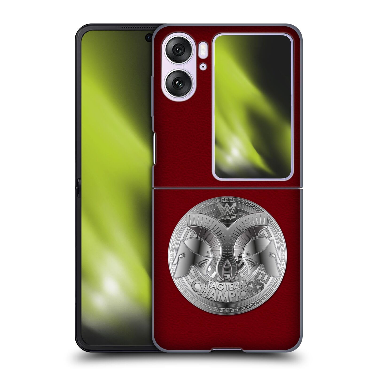 Head Case Designs Officially Licensed WWE Raw Tag Team Championship Title Belts Hard Back Case Compatible with Oppo Find N2 Flip