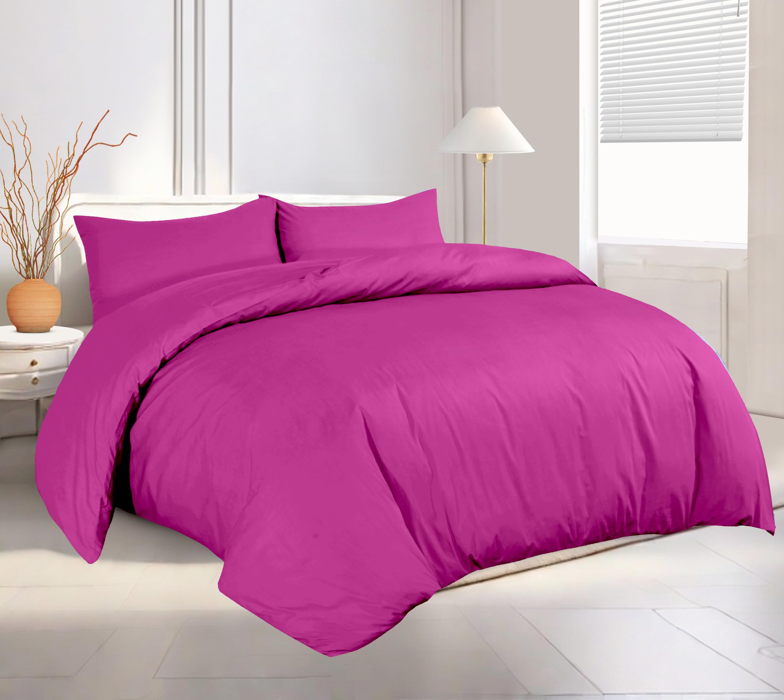 Crescent Textile 200TC Duvet Cover Bedding Set Single, Double, King - Image 3