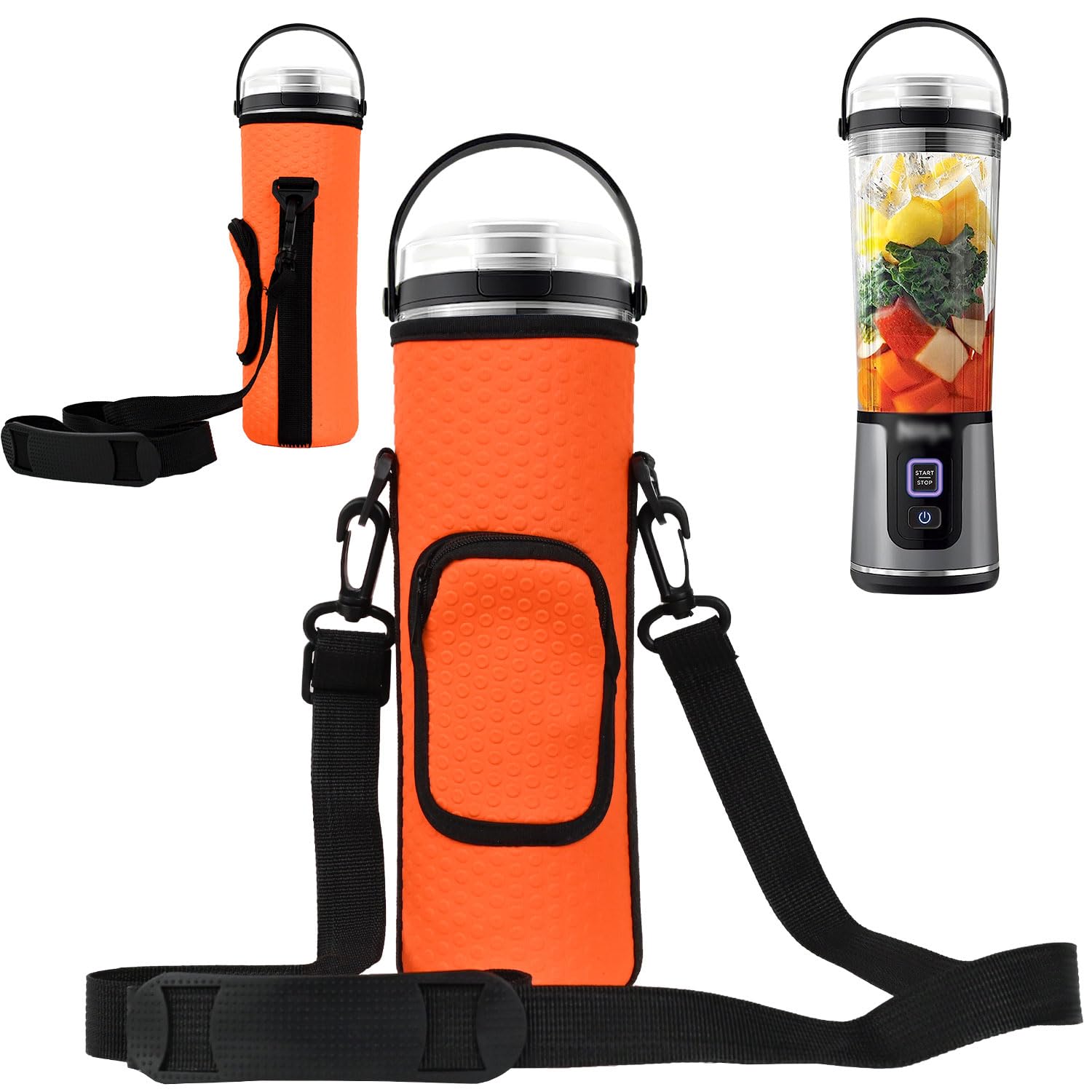 NUENSS-ROR Storage Bag for Ninja Portable Blender Dust Cover Sleeve with Adjustable Shoulder for Ninja BC151NV/BC51NV/BC151BK/BC151CR/BC151EM/ BC151PR