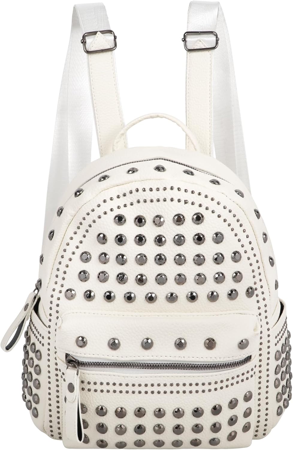 Mini Rhinestone Black Backpack Purse Chic Crystal Purse for Women Lady