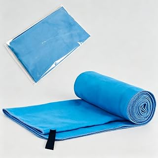 Microfiber Quick Dry Sports Towels, Absorbent Gym Towels, Lightweight Portable Sweat Towels for Yoga, Travel & Outdoor Sports (Blue,30 * 30cm)
