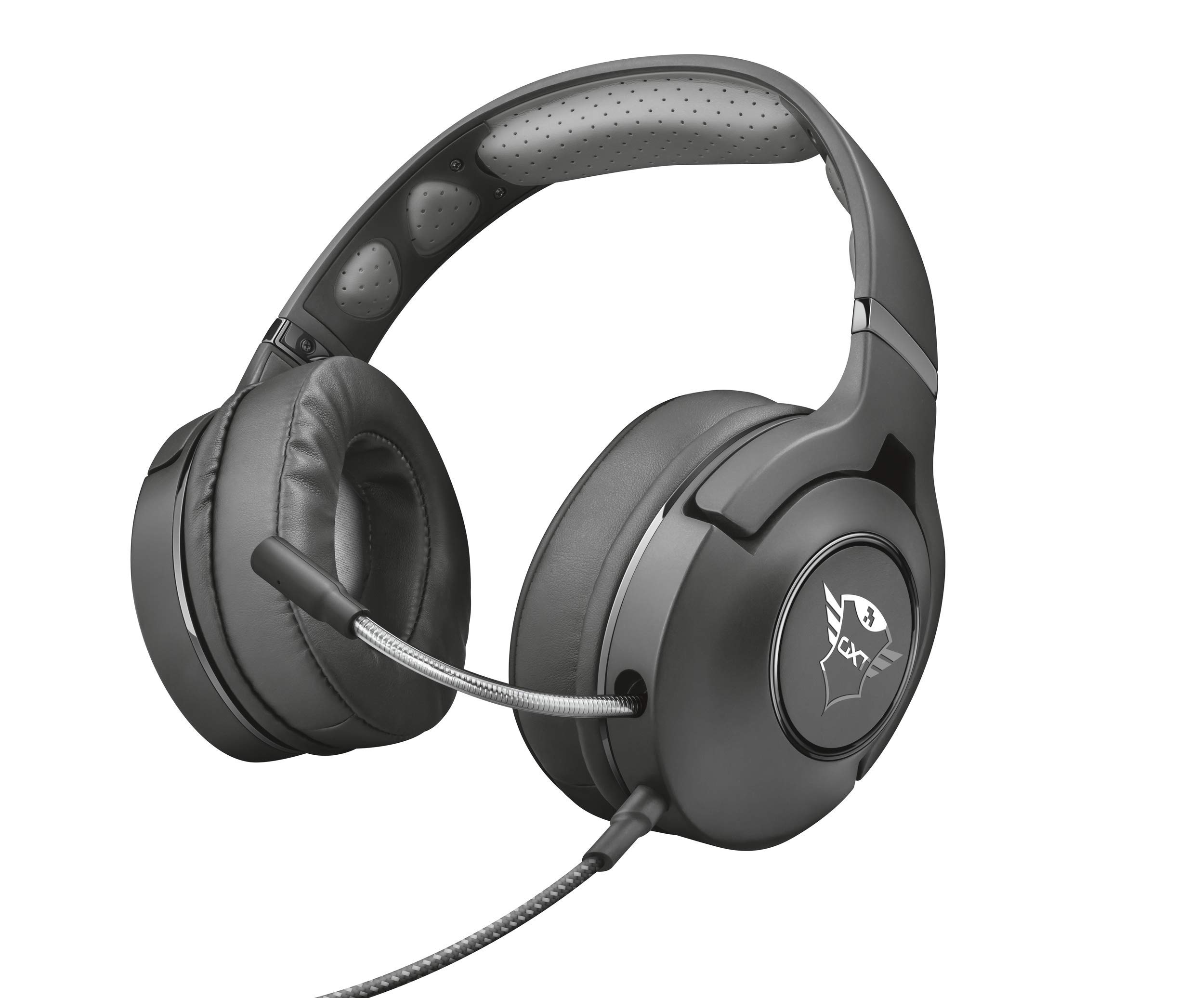Trust Gaming GXT 420 Rath Cuffie gaming multipiattaforma, Nero, taglia unica