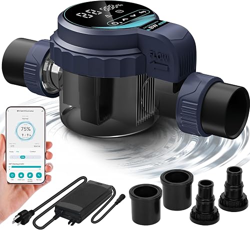 Salt Chlorine Generator for Pools up to 26,500 Gallons with App Control