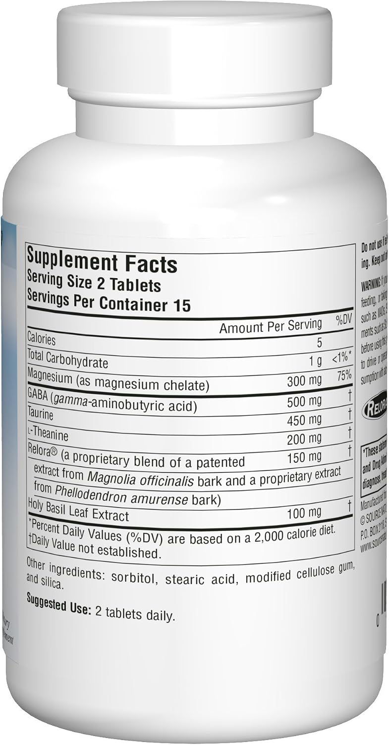 Serene Science Theanine Serene with Relora, Magnesium and Gaba - 30 Tablets
