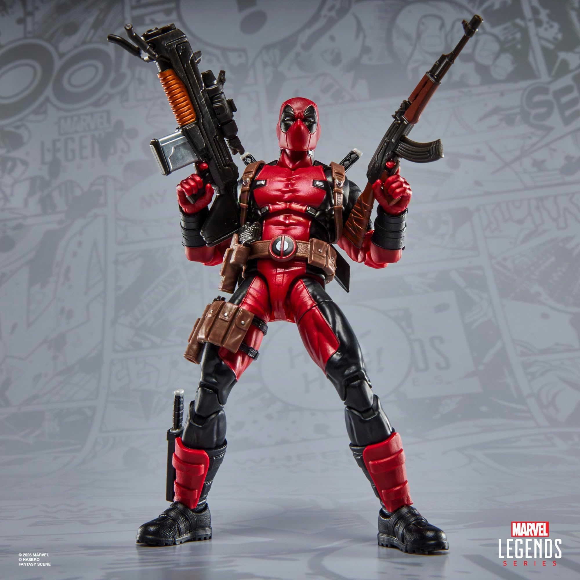 Marvel Legends Maximum Series, Figura de acción de Deadpool con Doop