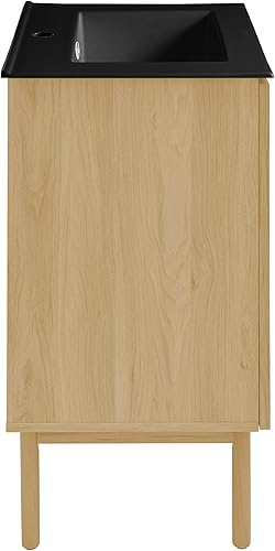 Vista 452 de Swiss Madison Classe - Lavabo de baño de roble de 24 pulgadas incluido