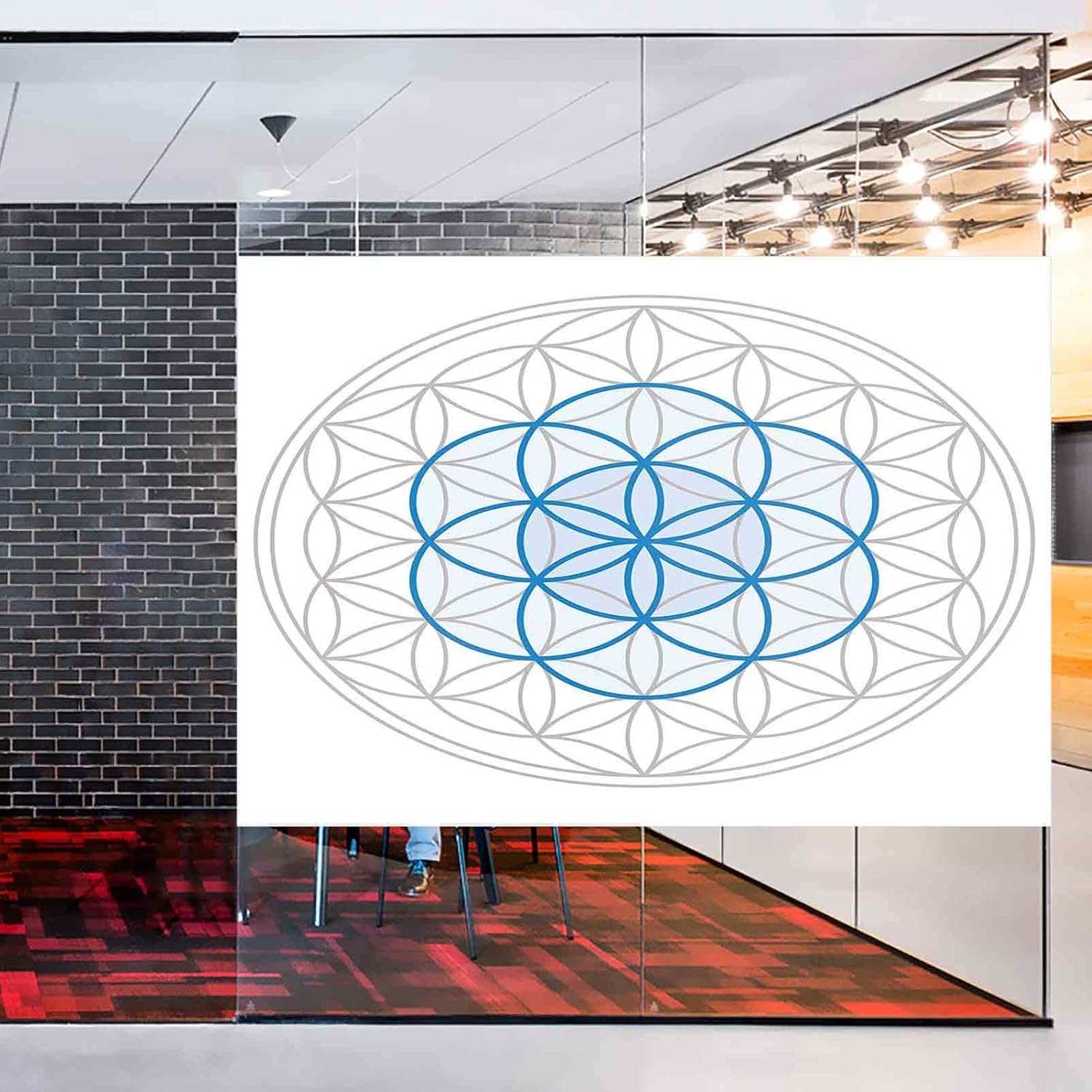 NoGlue Static Decorative Privacy Window Films,Several