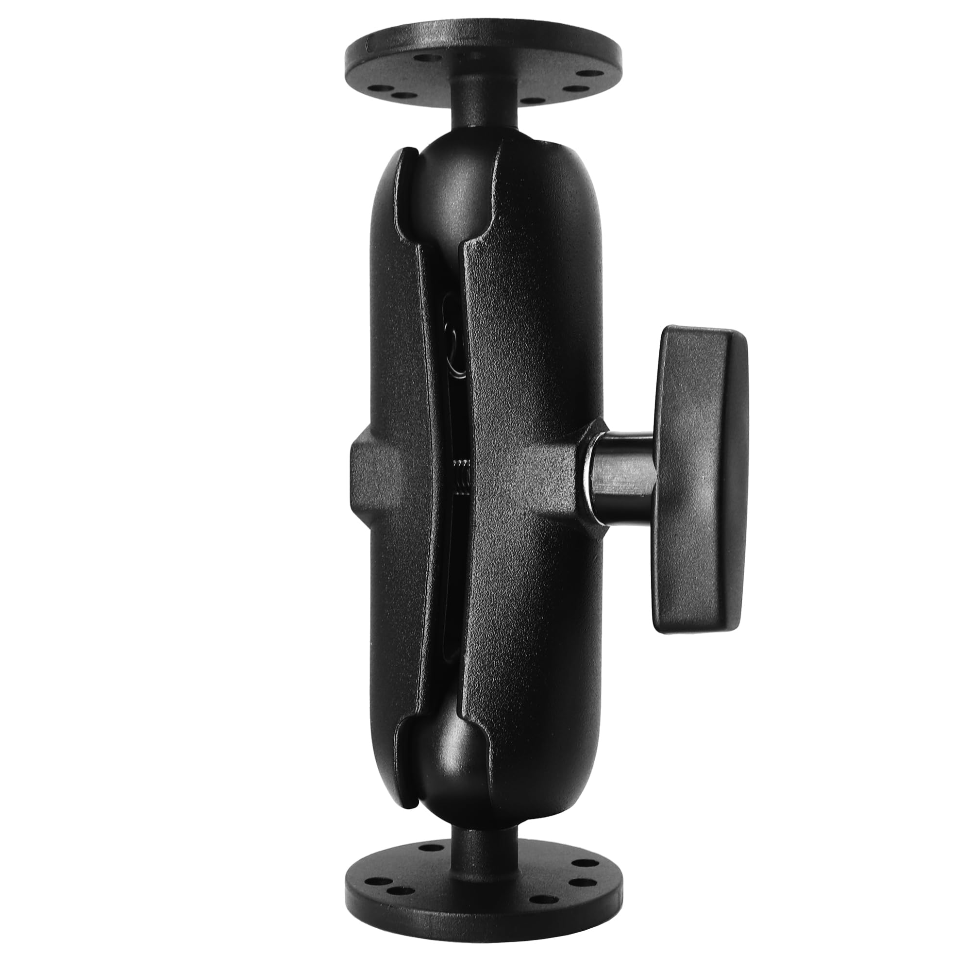 1,5-Zoll AMPS-Halterung, Doppelkugelhalterung mit 38mm/1,5''/C Größe Kugeladapter, Aluminiumguss, kompatibel mit RAM Mounts, geeignet für Repository, LKW, Gabelstapler, etc.