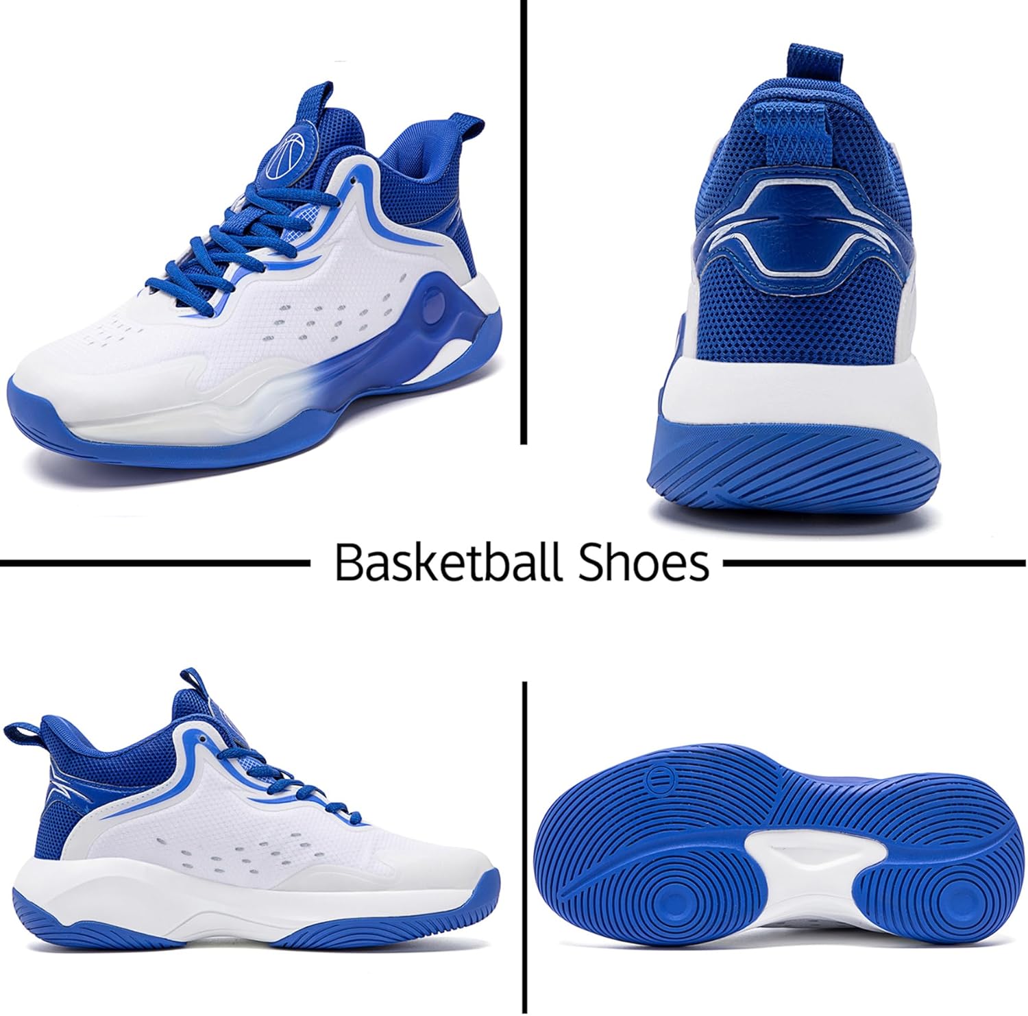 Beita Basketball Shoes for Men High Upper Sneakers Sports Shoes Anti Slip Wear-Resistant - Image 3