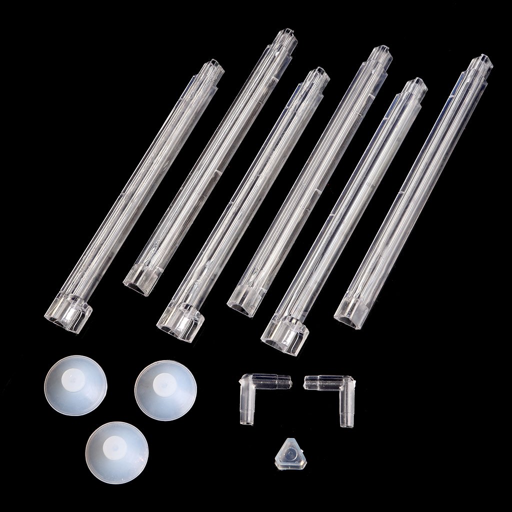 Xuniu Plastic Aquarium Fish Tank Curtain Air Vent Bubble Bar Release Diffuser Set