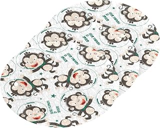 Kitchen Scrub Sponge Funny Monkey Astronaut Washing Dishes Cleaning Sponges Non Scratch Sponge for Dish Countertops Sinks Floors Showers Tile Sinks 3 Pack