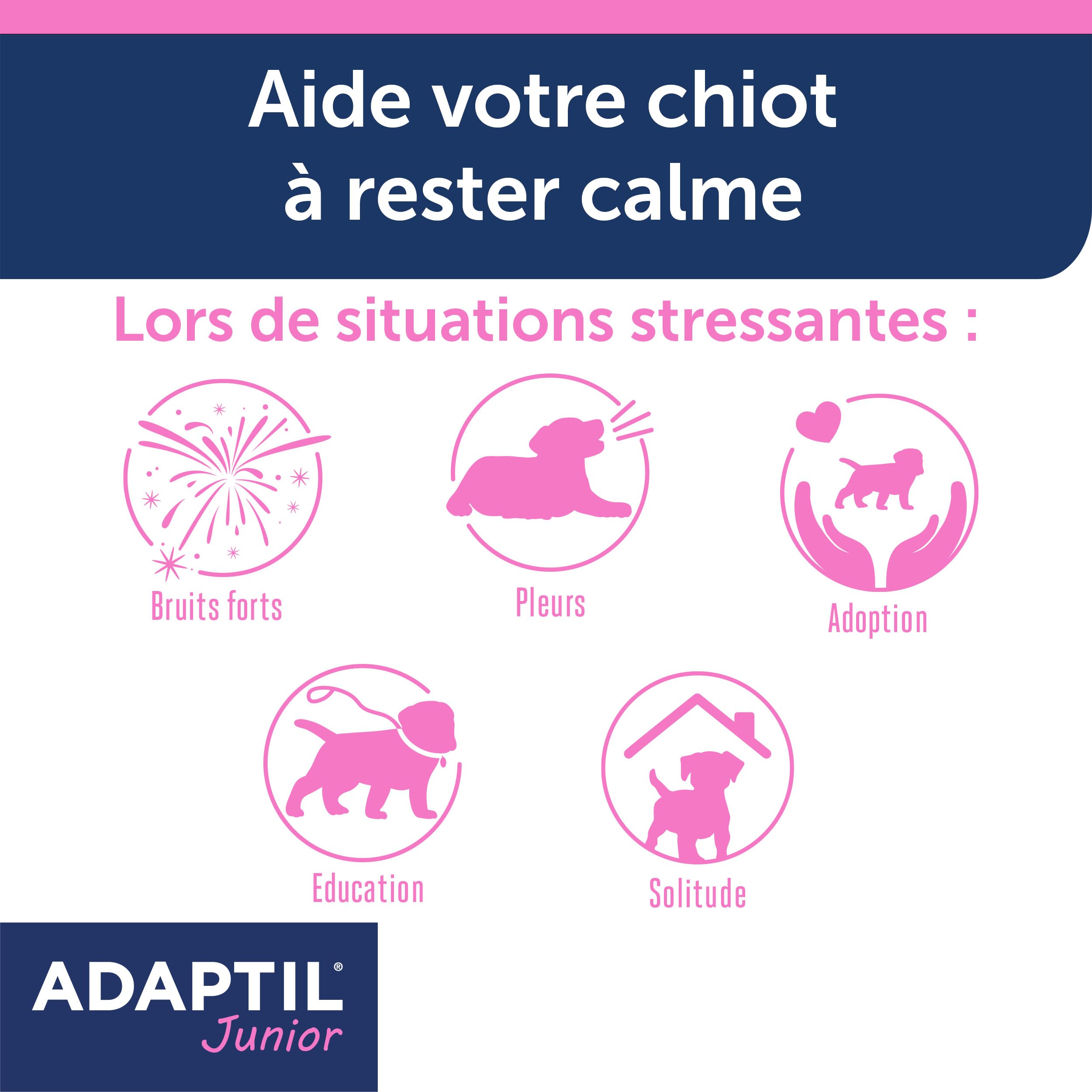 CEVA Adaptil Junior - Collar para Perro. 46,5 cm