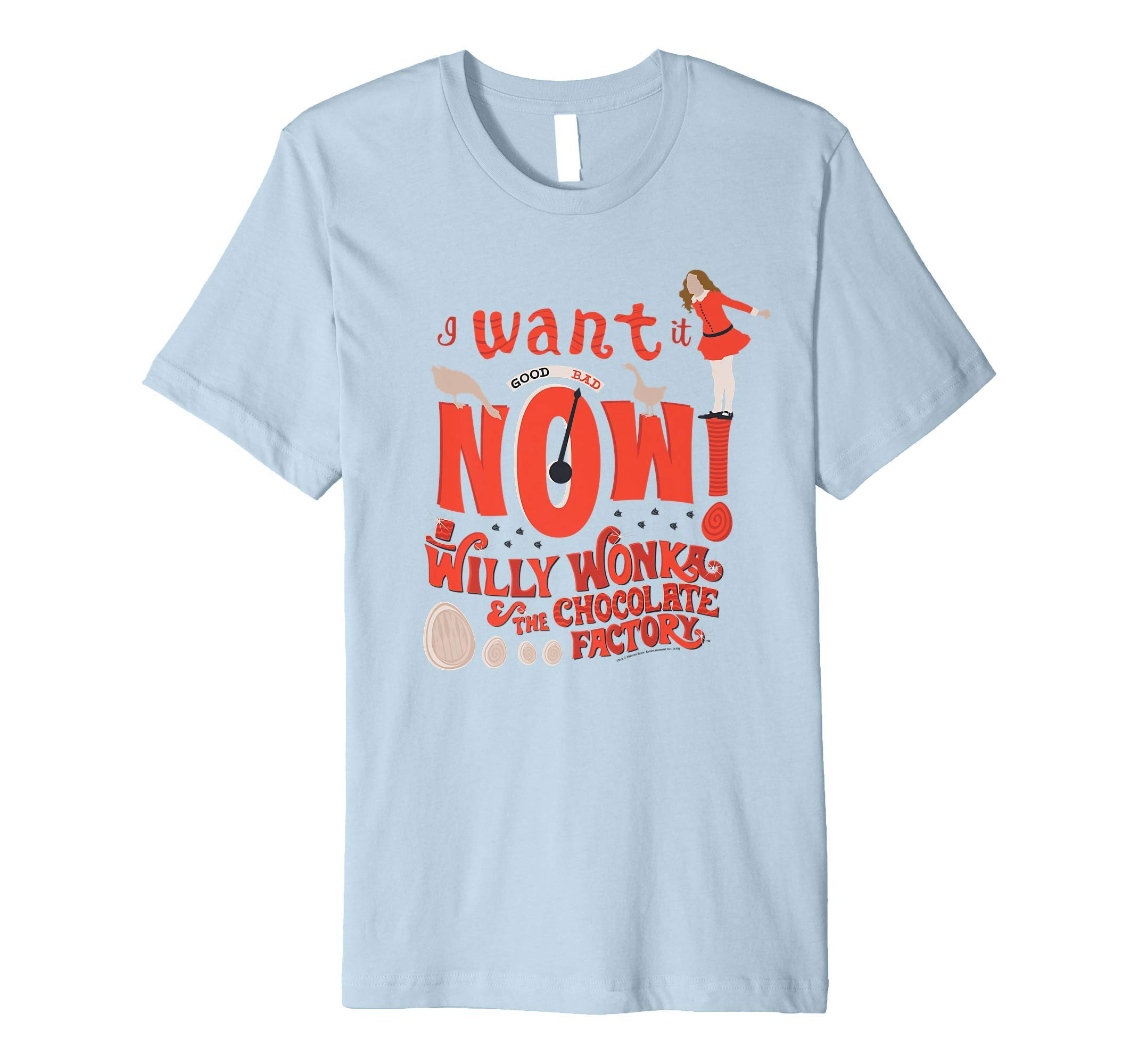 Willy Wonka and the Chocolate Factory I Want It Now Premium T-Shirt