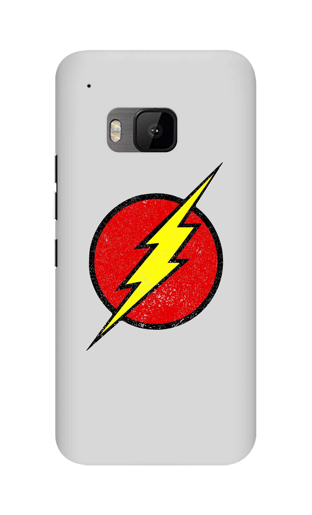 Stylizedd Case Compatible with HTC One M9 Case Slim Snap Classic Series Customized Mobile Cover Hard PC Shield Matte Finish Print [Designed for HTC One M9] - Who Flash?