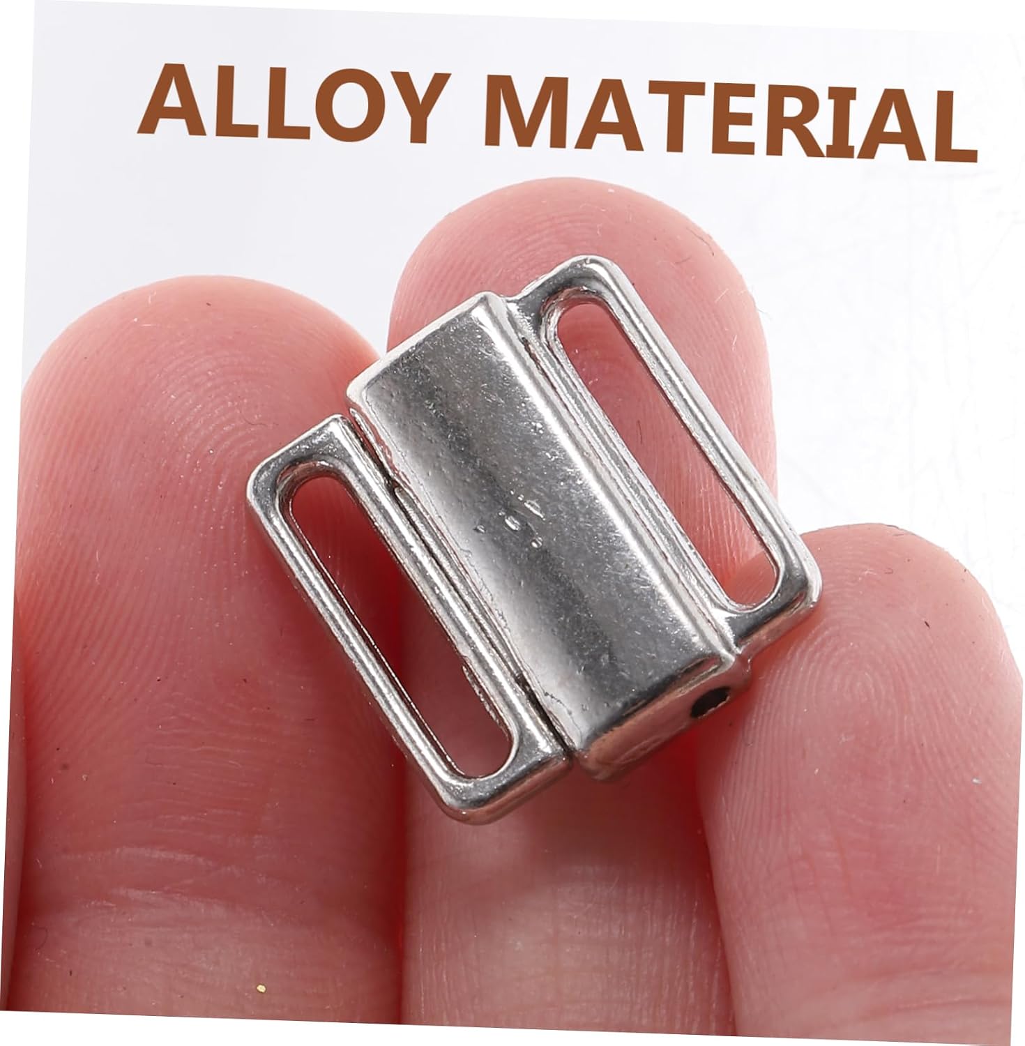 STOBOK 3sets Clip Hooks - Buckles for Women Silver Clasps Shoulder Strap Fasteners Essential Wardrobe Accessories