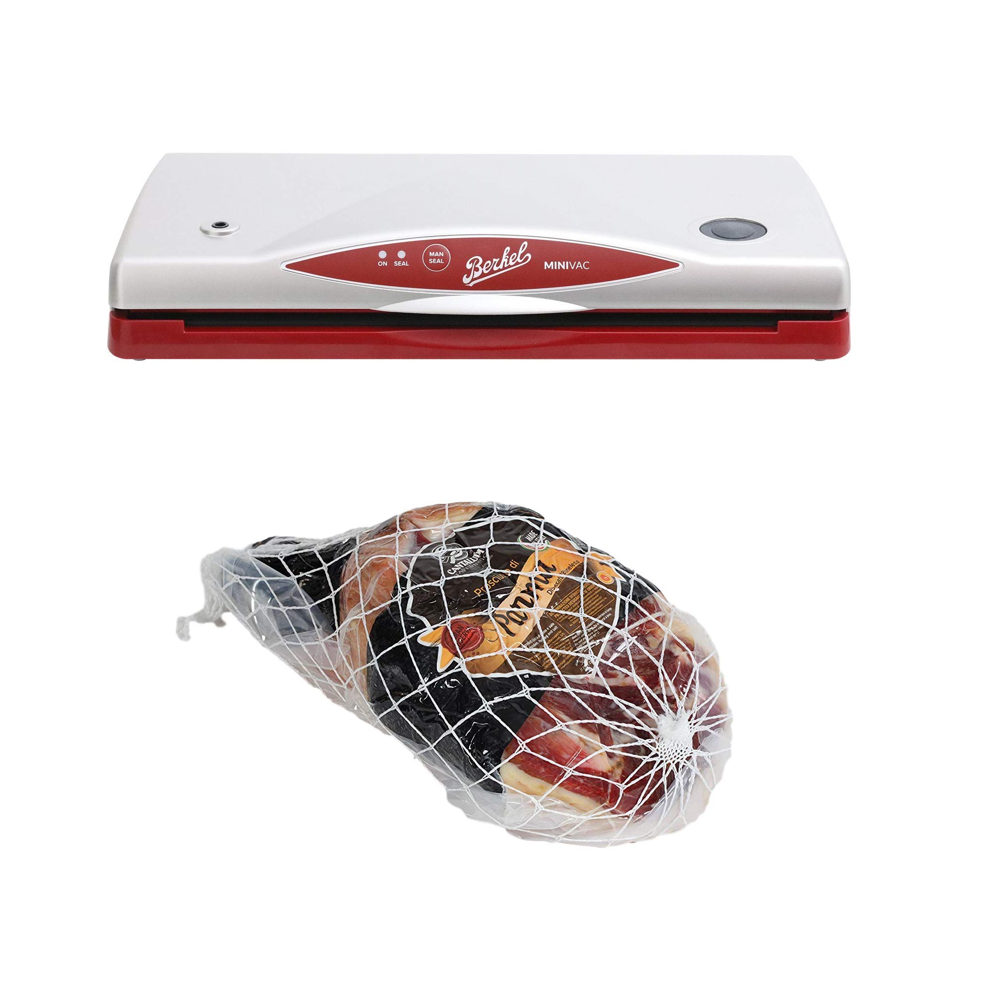 Berkel - MiniVac - Vacuum Machine + CANTALUPPI - Parma ham D.O.P Boneless Round