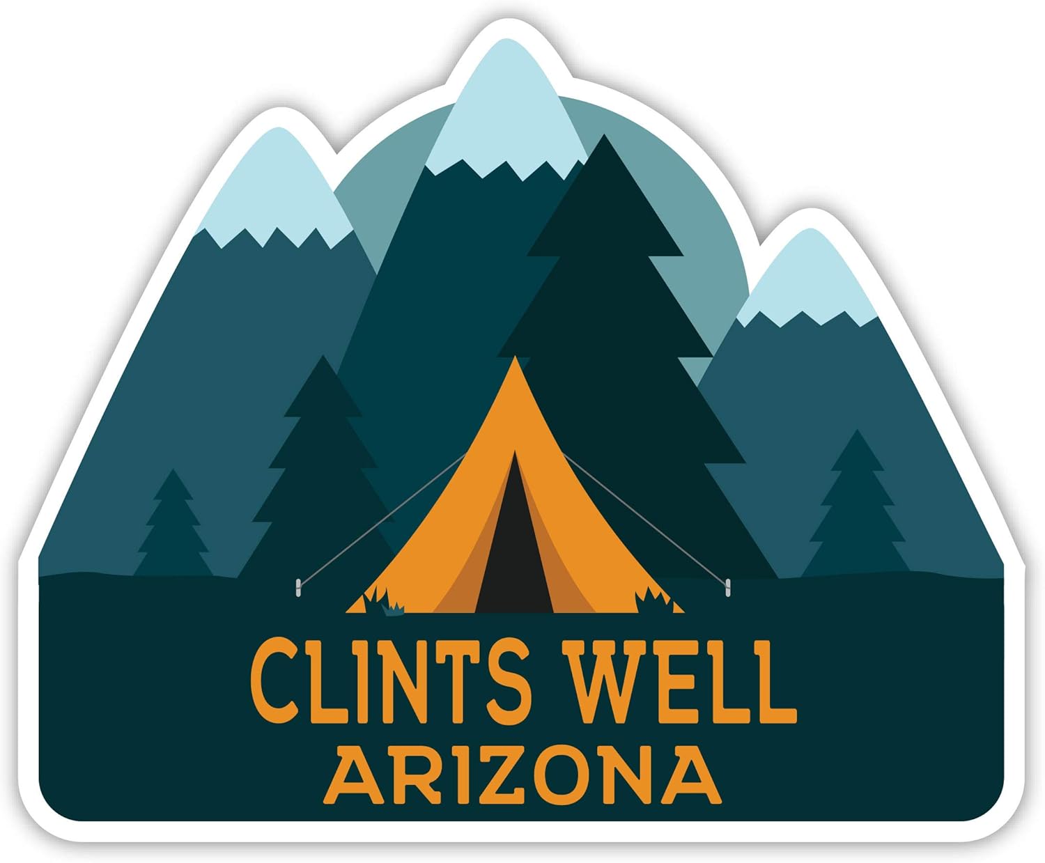 Clints Well Arizona Souvenir 2Inch Vinyl Decal Sticker